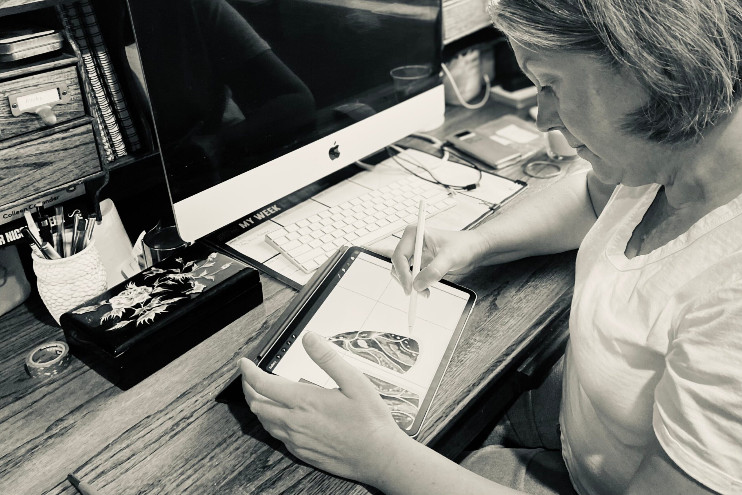 Melissa at Desk